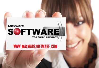 Biglietto da visita di MAXWARE SOFTWARE
